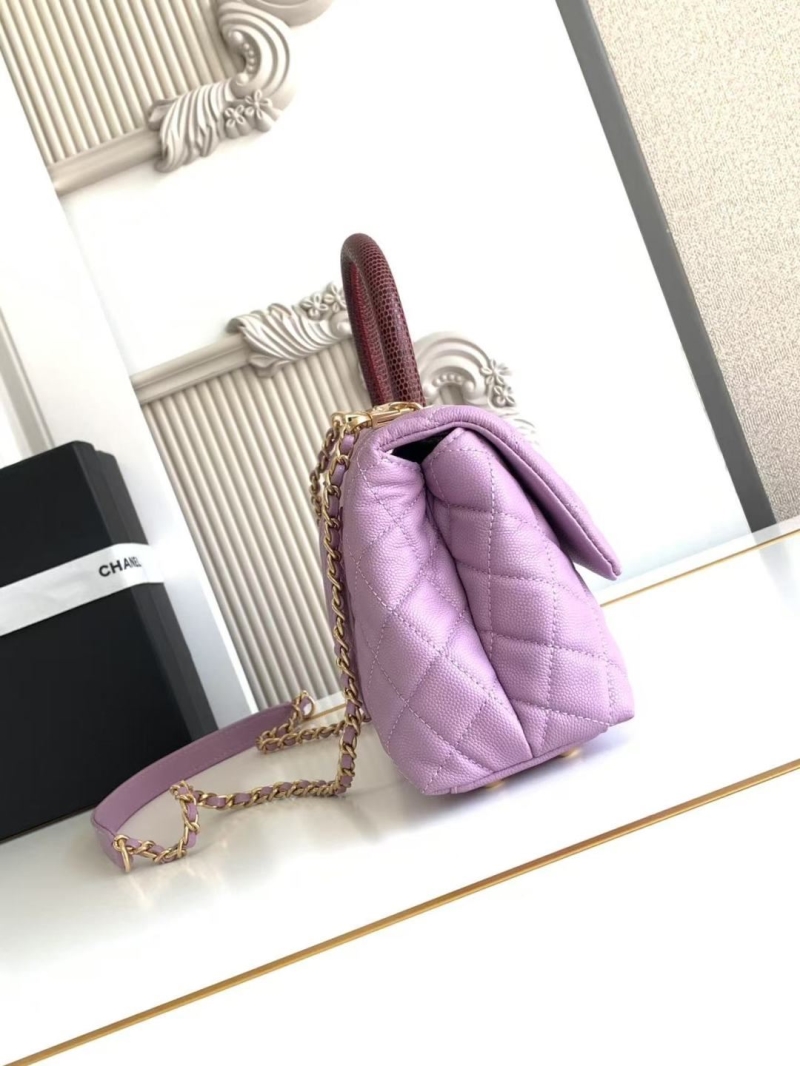 Ch**el top handle bags